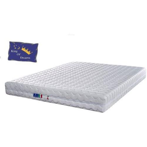 Matelas 80x200 Pour Sommier Electrique Ou Mécanique Tpr - Mousse Poli Lattex - 20 Cm Déhoussable - Soutien Ferme + Protège Matelas Offert 80 200 Pink