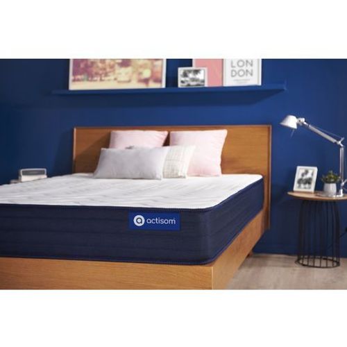 Actisom Matelas 90x190 Ressorts Ensachés Et Mémoire De Forme 5 Zones De Confort