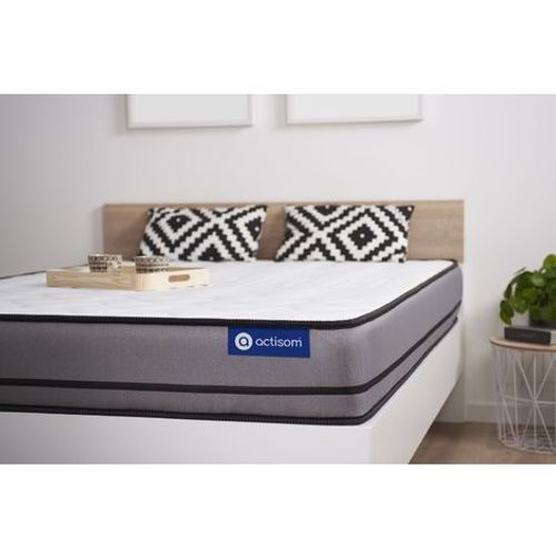 Matelas Actilatex 90x190cm 2 Faces À Mémoire De Forme + Latex 3zones De Confort