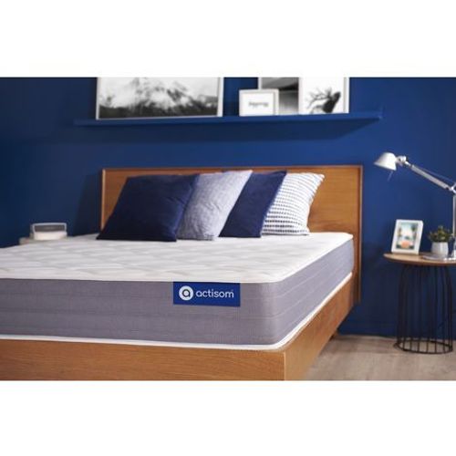 Actisom Matelas Ressorts Ensachés Et Mémoire De Forme 90x190 Cm 5 Zones De Confort