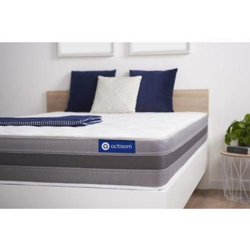 Actisom Matelas Latex Et Mémoire De Forme 90x190 Cm Maxi Épaisseur 5 Zones De Confort