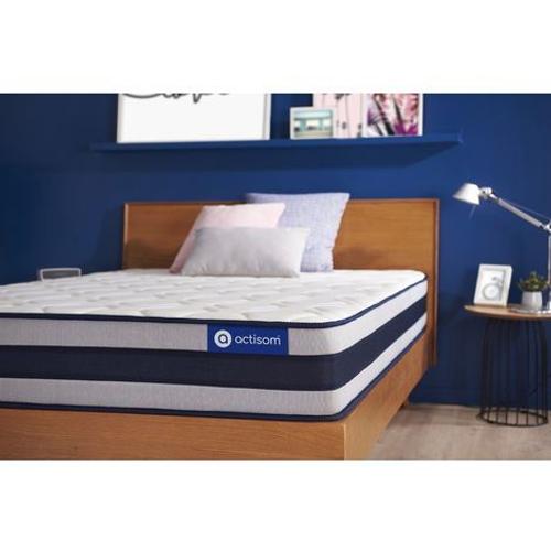 Actisom Matelas Ressorts Ensachés Et Mémoire De Forme Actiflex Ergo 90x190 Cm Maxi Épaisseur 5 Zones De Confort