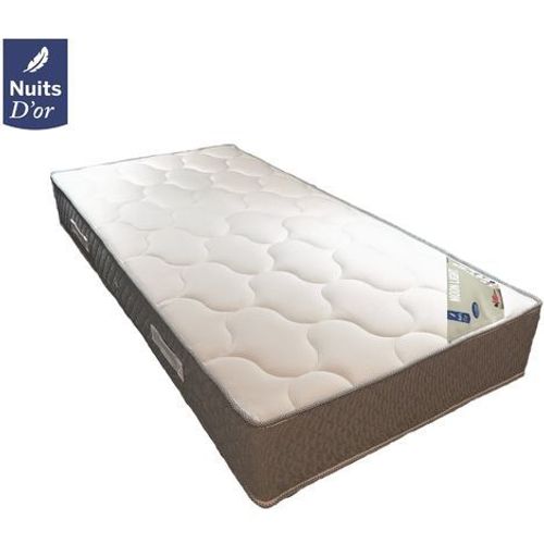 Lot 2 Matelas 90x190 Mousse Hr 35 Kg/M3 - 24 Cm - Soutien Ferme + 2 Oreillers Mémoire De Forme + 2 Protèges Matelas Offerts