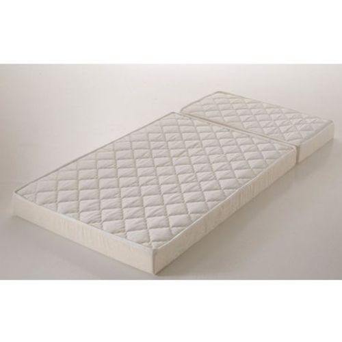 Matelas Evolutif 100% Bio Coton 2 Blocs - Sans Pesticide - Mousse Ferme - Fabrication Française Dimensions - 90 X 190 Cm