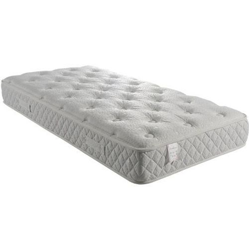 Matelas Excellence A Ressorts Ensaches + Memoire De Forme 80 Kg/M3 - 90x190 Hauteur +/- 25,5 Cm - Accueil Moelleux - Soutien Ferme + Oreiller Visco - 5 Zones De Confort - Hypoallergenique