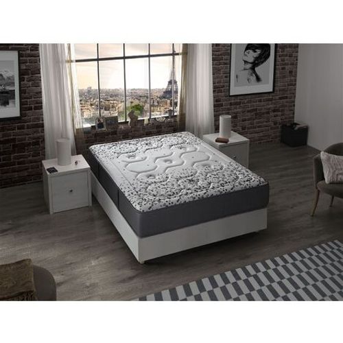 Matelas 90x190 Versailles Épaisseur 22 Cm - Mousse Haute Densité - Mousse Adaptative - Système Multi-Zones De Confort