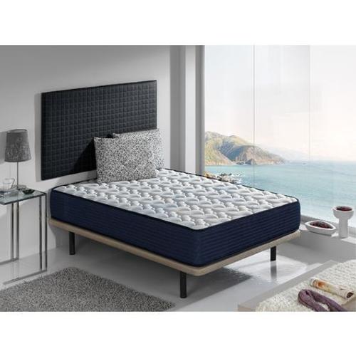 Matelas 200x200 Sibaris Epaisseur 26 Cm- Mousse A Memoire De Forme - Reduit Les Points De Pression - Equilibre