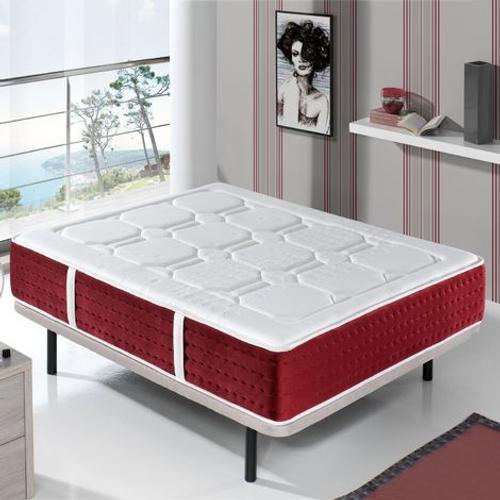 Matelas 180x200 Pocket Spring Supreme Epaisseur 31 Cm ¿ Ressorts Ensaches Exclusif Titane Multicouche Mousse Effect Nuage Sur 2 Faces Tres Epais