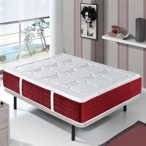 Matelas 160x200 Pocket Spring Supreme Epaisseur 31 Cm ¿ Ressorts Ensaches Exclusif Titane Multicouche Mousse Effect Nuage Sur 2 Faces Tres Epais