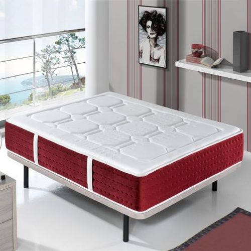 Matelas 140x200 Pocket Spring Supreme Epaisseur 31 Cm ¿ Ressorts Ensaches Exclusif Titane Multicouche Mousse Effect Nuage Sur 2 Faces Tres Epais