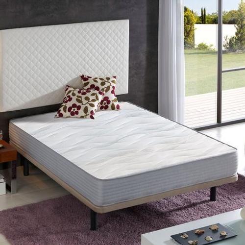 Matelas 105x190 Nirvana Epaisseur 16 Cm - Mousse Supersoft ¿ Gris Clair ¿ Technologie Airfresh