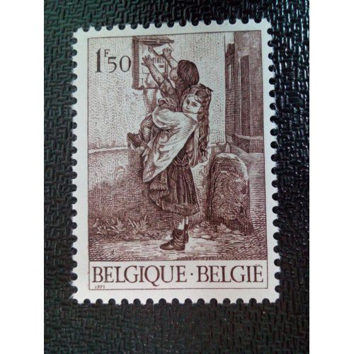 Timbre Belgique Yt 1573 Philatélie Jeunesse: "La Boîte Aux Lettres" De T. Lobrichon 1971 ( 0021004 )