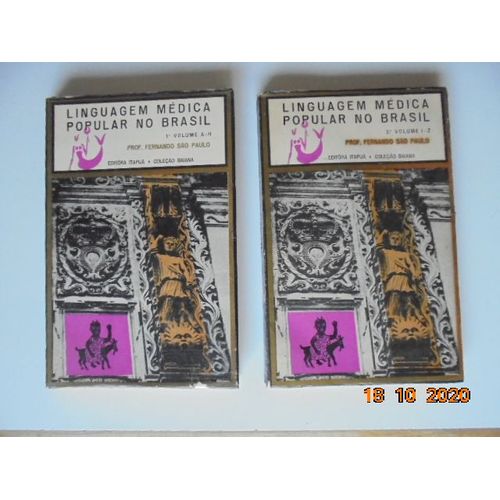 Linguagem Medica Popular No Brasil (2 Volume Set) Tomes I Et Ii