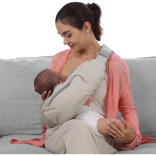 Coussin D'allaitement Doux Et Respirant Ergonomique Pour Bébés Et Mères - Sac De Transport Pour Bébé - 4 Voies - Pour La Marche, Le Shopping, Les Voyages