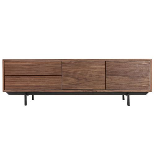 Meuble Tv Vintage Fermé Noyer L160 Manny