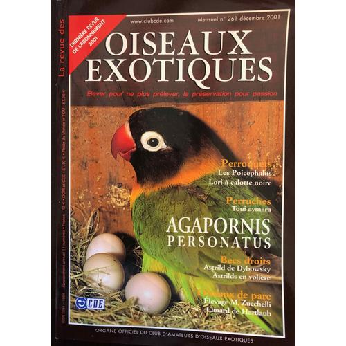 Revue Oiseaux Exotiques N° 261 Décembre 2001