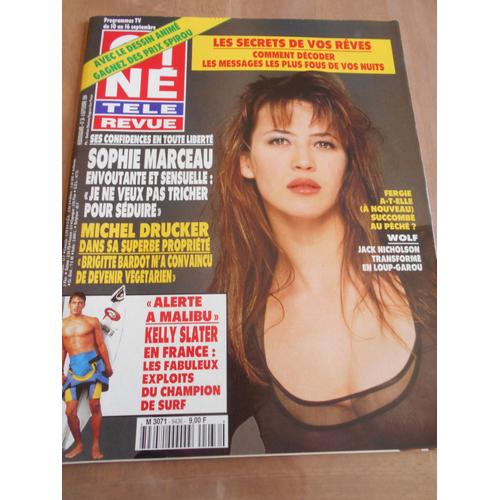 Ciné Télé Revue 36, Sophie Marceau, Michel Drucker, Alerte À Malibu