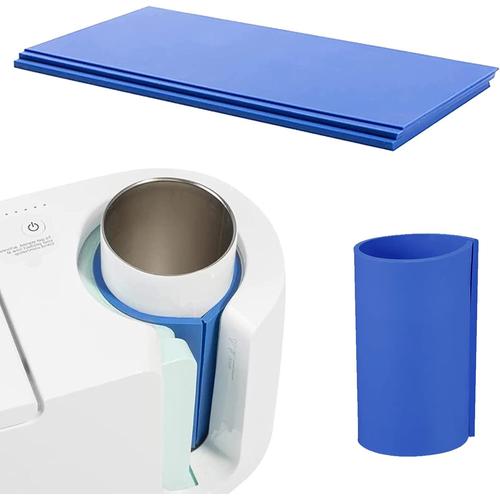 Lot de 3 housses de sublimation pour presse ¿¿ tasses Cricut, 3 ¿¿paisseurs diff¿¿rentes, housses de sublimation en silicone pour tasses de sublimation, accessoires de sublimation pour gobelets vides