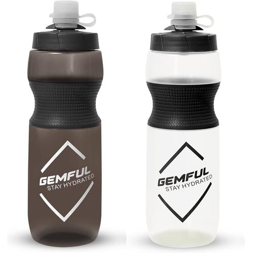 Gourde V¿¿Lo Et Sport R¿¿Utilisable Sans Bpa Bidon Eau Souple 750 Ml Pour Cyclisme Vtt Running