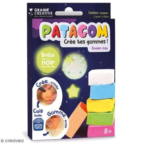 Patagom Boite De 6 Pains Phosphorescent