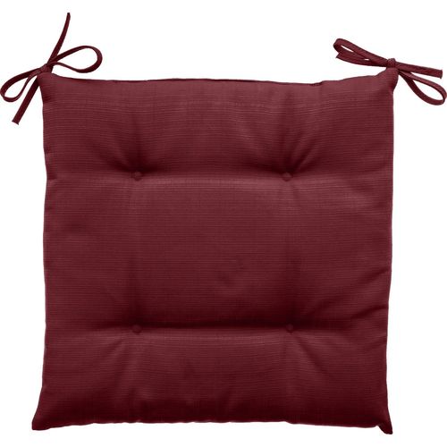 Galette De Chaise D'extérieur Korai - 40 X 40 Cm - Bordeaux