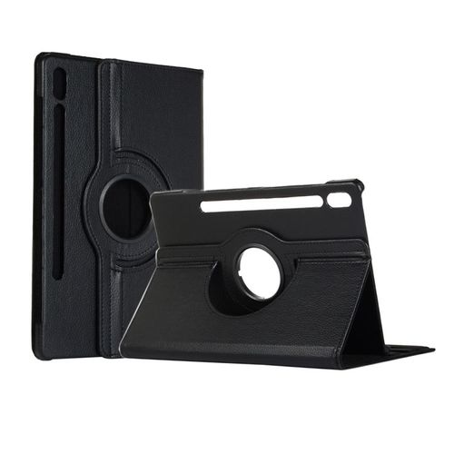 Housse Pour Samsung Galaxy Tab S7 2020 11 Pouces (Sm-T870 / T875) Rotative 360 Degrés Noire