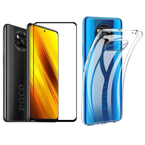 Protection Intégrale 360 Degres Xiaomi Poco X3 Nfc (Pocophone X3 Nfc) 2020 : Coque Gel De Protection En Tpu Invisible Arrière Transparente Et Protection Écran Full Cover Noir Poco X3 2020 - Accessoires Pochette Case