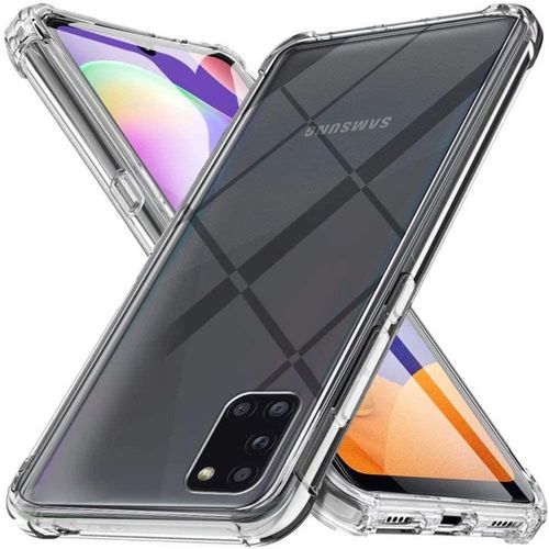 Coque Samsung Galaxy A31 4g Souple Transparente Flexible Bumper En Gel Tpu Silicone Invisible Antichoc Avec Bords Renforcés Galaxy A31 2020 - Accessoires Pochette Case