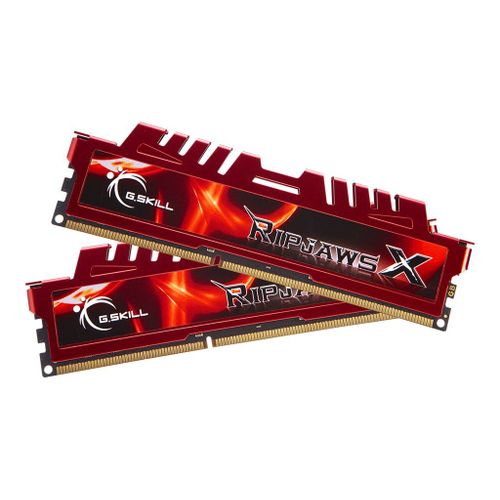 G.Skill Ripjaws-X F3-12800CL9D-8GBXL - DDR3 - kit - 8 Go: 2 x 4 Go - DIMM 240 broches - 1600 MHz / PC3-12800 - CL9 - 1.5 V - mémoire sans tampon - non ECC