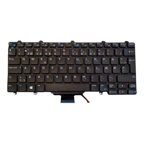 Dell - Clavier - rétroéclairé - Danois - pour Dell Latitude E7250