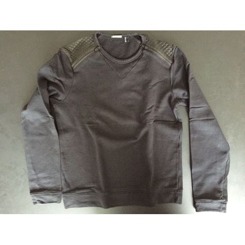 Sweat Shirt Homme Ikks Pure Edition Taille L Sweat-Shirt Noir Ikks
