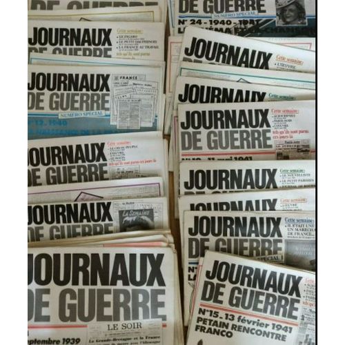 L'intégrale Des Journaux De Guerre 1939-1945 (53 Numéros) Dans Des Coffrets