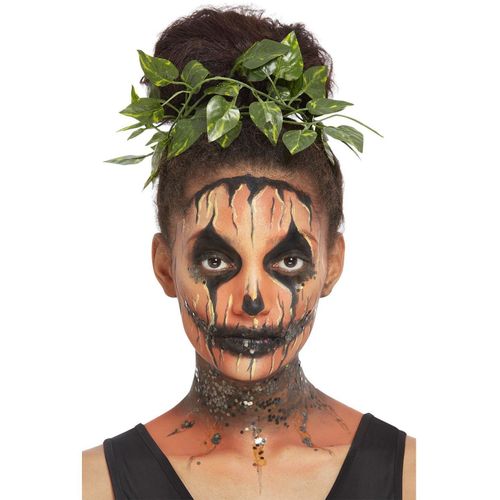Kit Maquillage Citrouilles Avec Feuillage Adulte