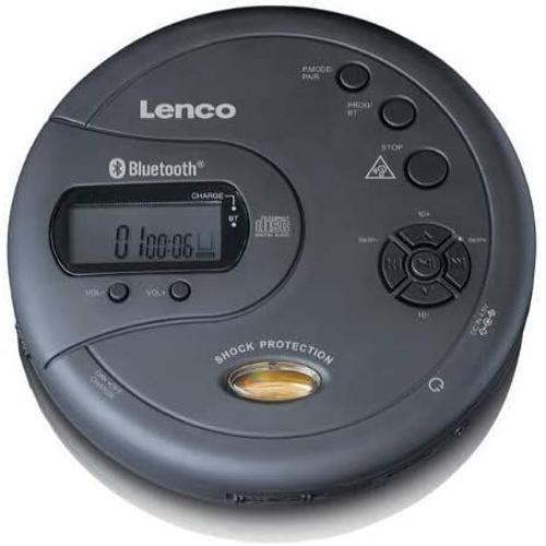 lecteur CD Portable MP3 BLUETOOTH Antichoc noir