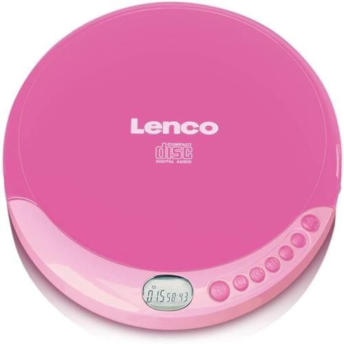 lecteur CD Portable MP3 avec écran LCD rose