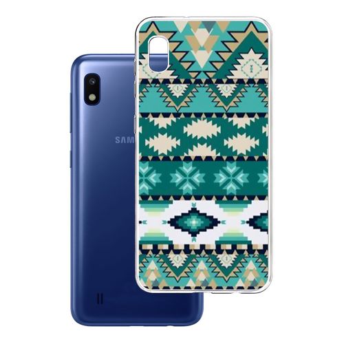 Coque Pour Samsung Galaxy A10 - Azteque Vert