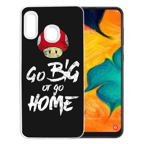 Coque Pour Samsung Galaxy A20e - Go Big Or Go Home Musculation