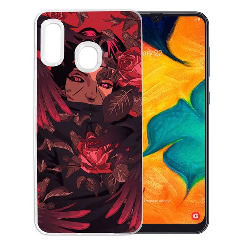 Coque Pour Samsung Galaxy A20e - Naruto-Itachi-Roses