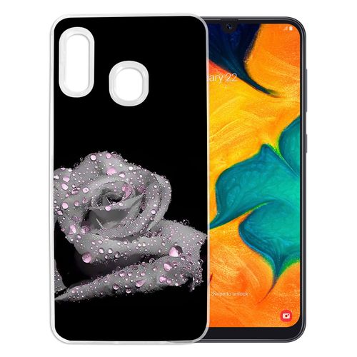 Coque Pour Samsung Galaxy A20e - Rose Gouttes