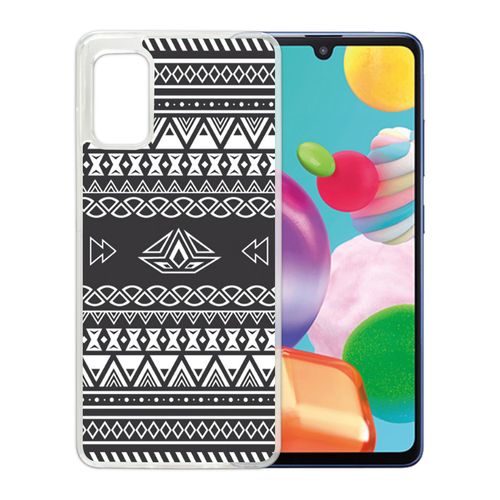 Coque Pour Samsung Galaxy A41 - Azteque Gris