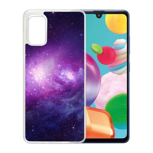 Coque Pour Samsung Galaxy A41 - Galaxie Violet