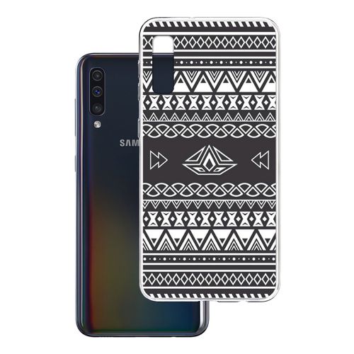 Coque Pour Samsung Galaxy A50 - Azteque Gris