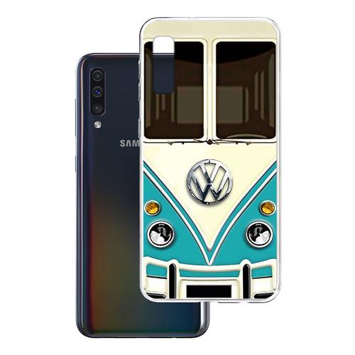 Coque Pour Samsung Galaxy A50 - Combi Vintage Vw Volkswagen