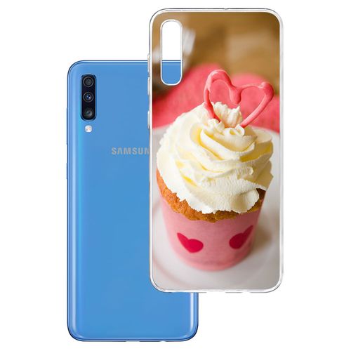 Coque Pour Samsung Galaxy A70 - Cupcake Rose