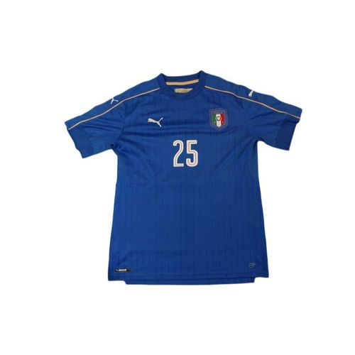 Maillot De Football Vintage Domicile Équipe D'italie N°25 Manu 2016-2017