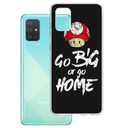 Coque Pour Samsung Galaxy A71 - Go Big Or Go Home Musculation