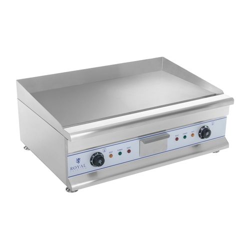 Plancha Électrique Lisse - 75cm - 2 X 3.2kw Acier Inox Professionnel Helloshop26 3614042