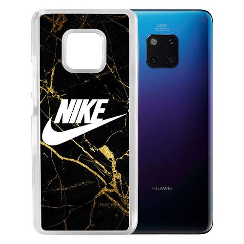 Coque Pour Huawei Mate 20-  Nike Logo Gold Marbre