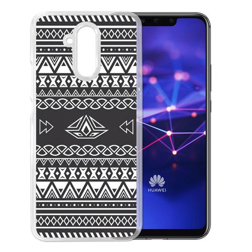 Coque Pour Huawei Mate 20 Lite - Azteque Gris