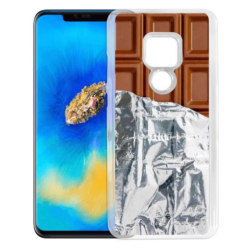 Coque Pour Huawei Mate 20 Pro - Tablette Chocolat Alu